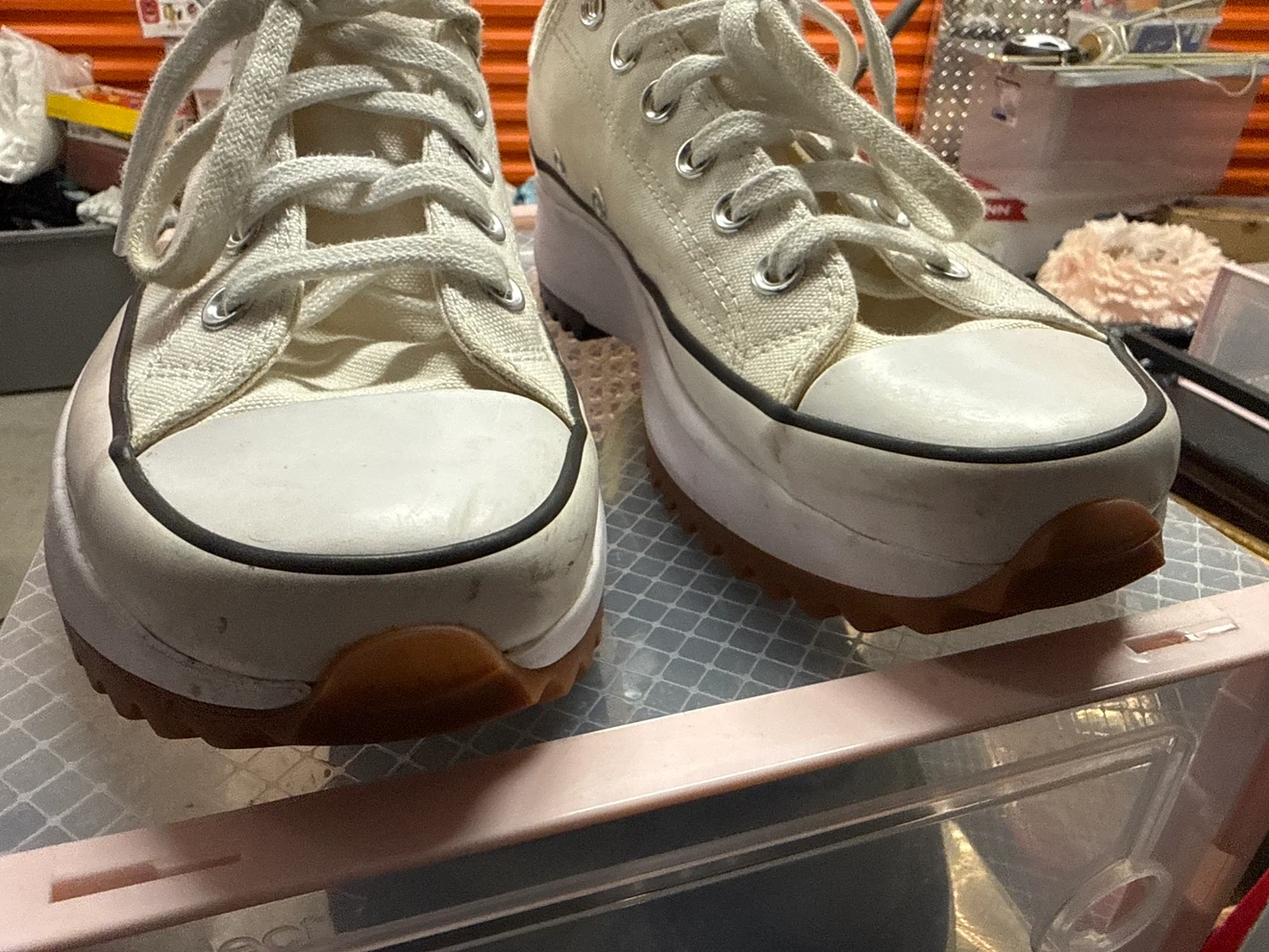 Converse Run Star Hike Canvas Platform Sneakers - photo 2