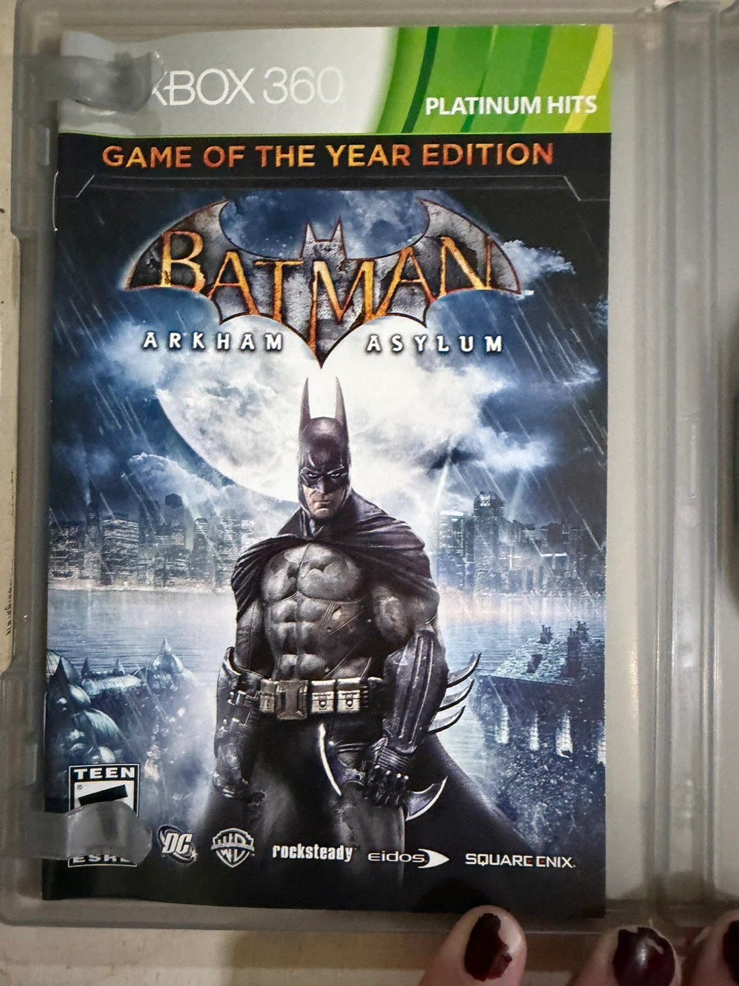 Batman Arkham Asylum Game of the Year Xbox 360 (CIB Complete) - photo 3