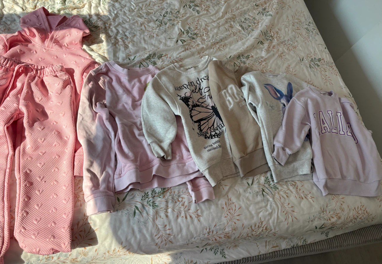 Girls' Sweatshirts and Jogger Set