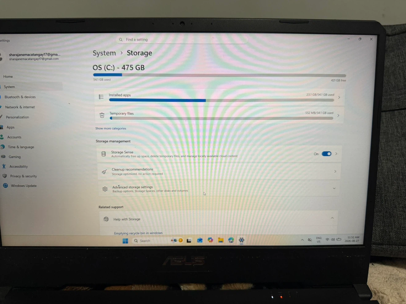 ASUS TUF Gaming Laptop with Charger and Mouse - photo 2