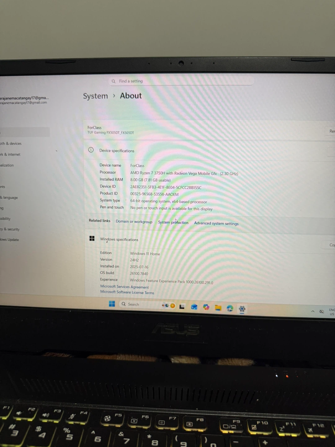 ASUS TUF Gaming Laptop with Charger and Mouse - photo 4