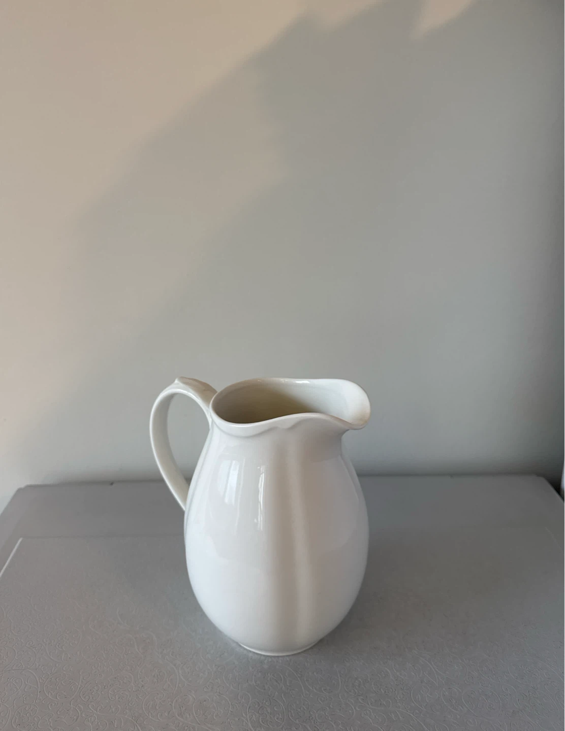 White Ceramic Pitcher - photo 2