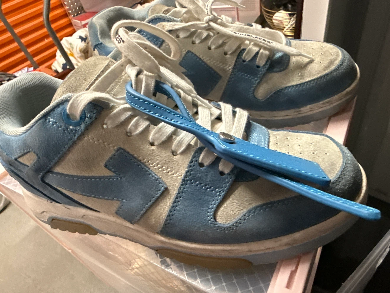 Off-White "ZIP TIE" Low Top Sneakers size 8 - photo 4