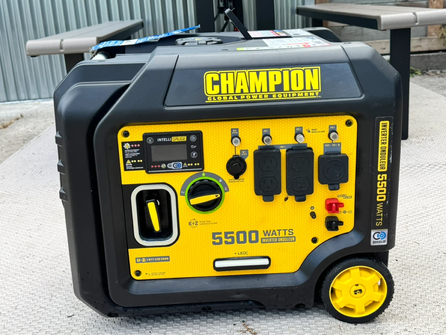Champion 5500 Watt Inverter Generator GAS ONLY