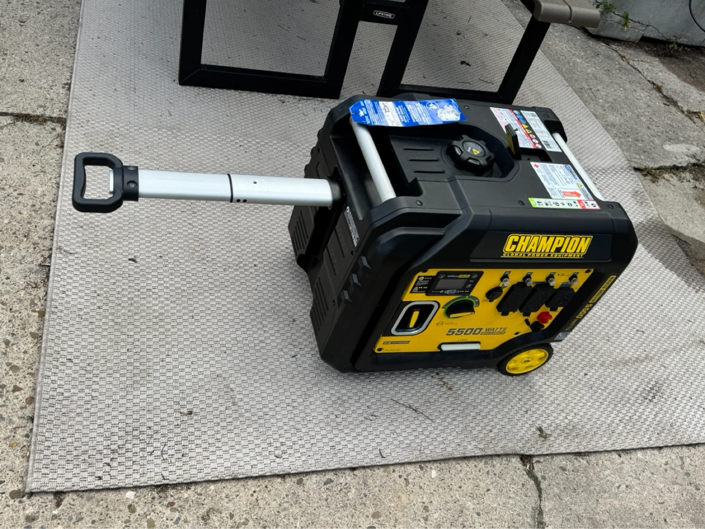 Champion 5500 Watt Inverter Generator GAS ONLY - photo 3