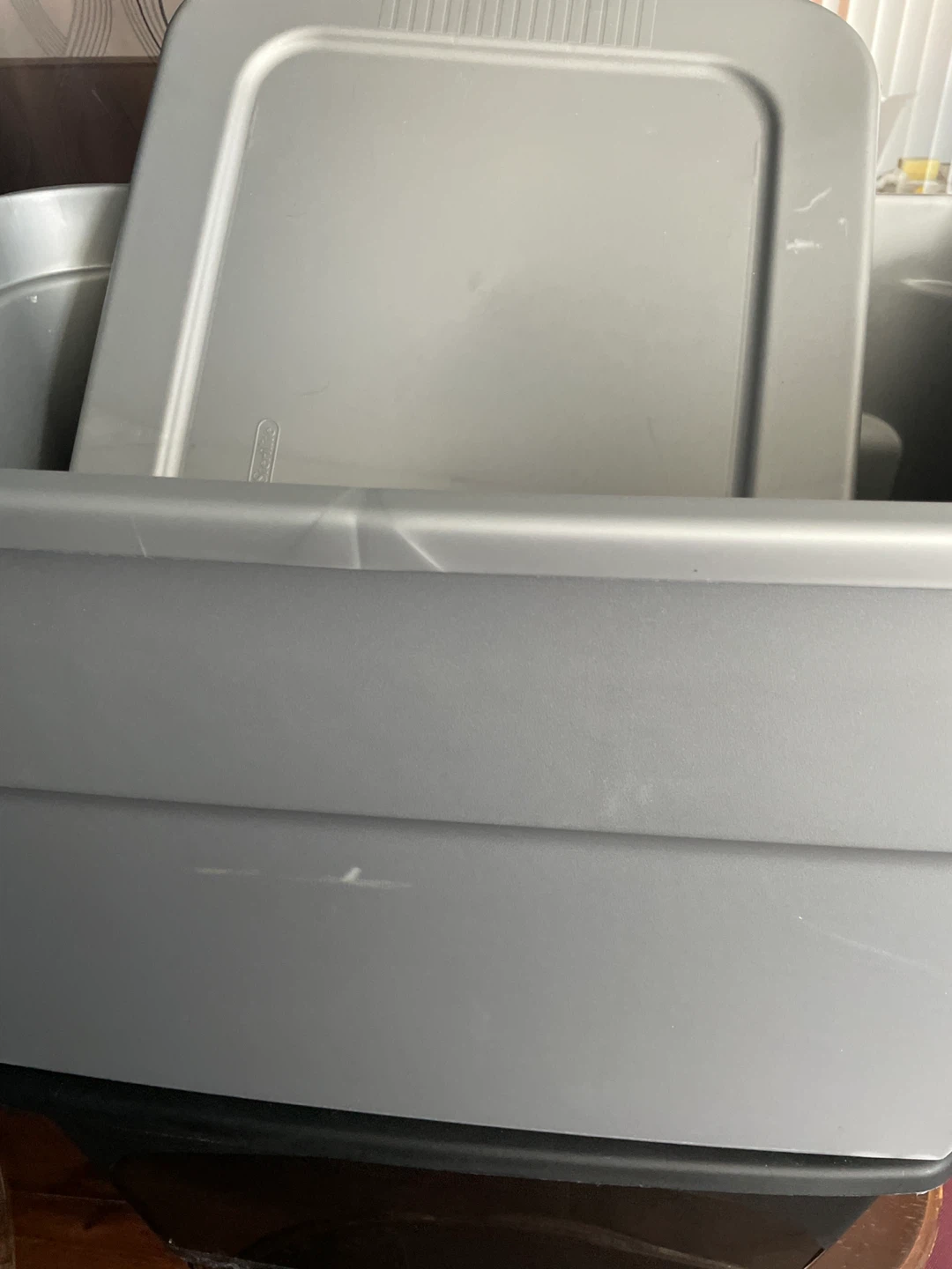 2 bins, one 30 gallon, one 58 litres