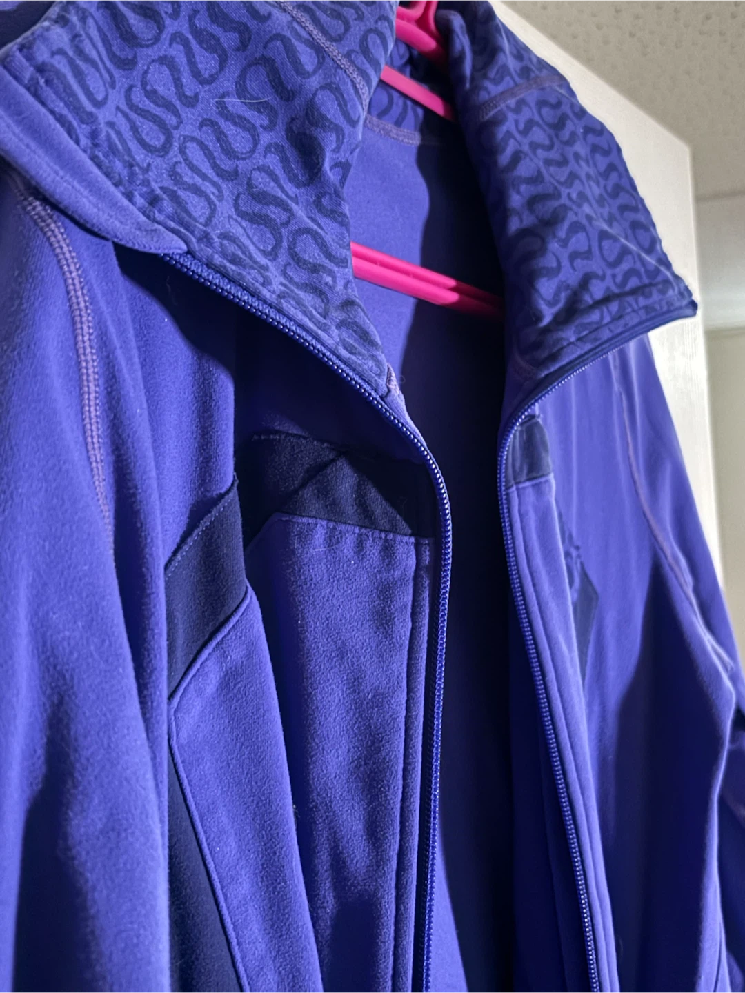 Vintage Lululemon Full-Zip Activewear Jacket - Royal Purple