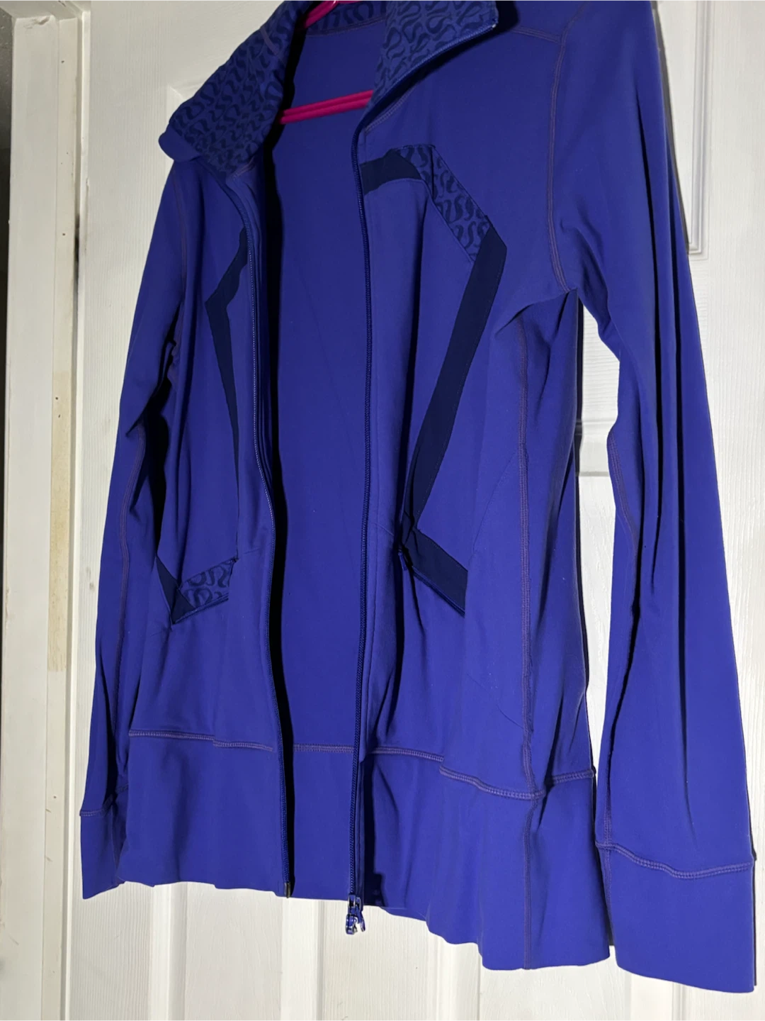 Vintage Lululemon Full-Zip Activewear Jacket - Royal Purple - photo 2