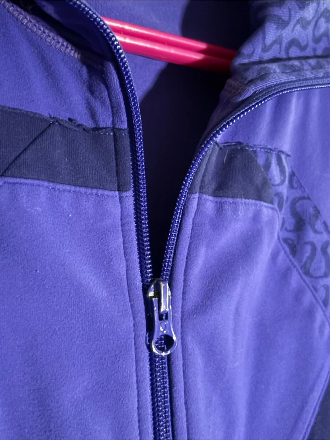 Vintage Lululemon Full-Zip Activewear Jacket - Royal Purple - photo 4