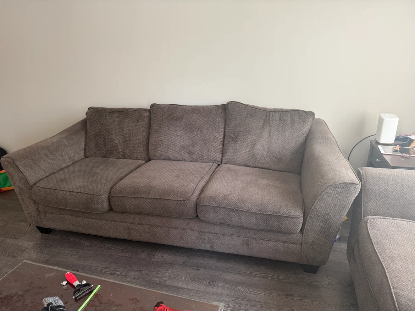 Brown Fabric Sofa