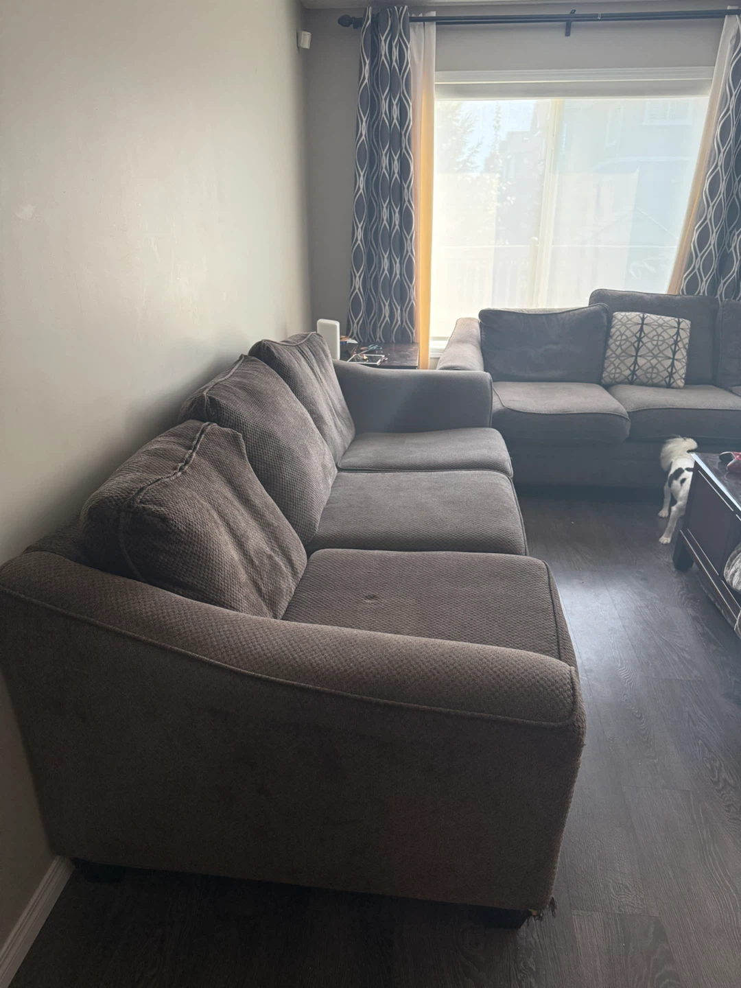 Brown Fabric Sofa - photo 3