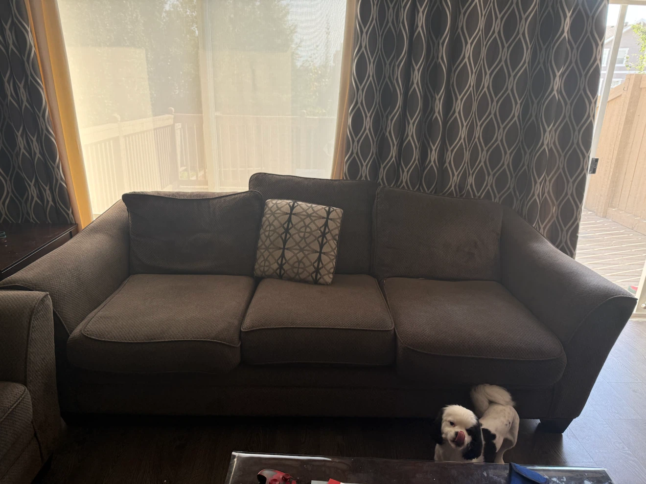 Brown Fabric Sofa - photo 4
