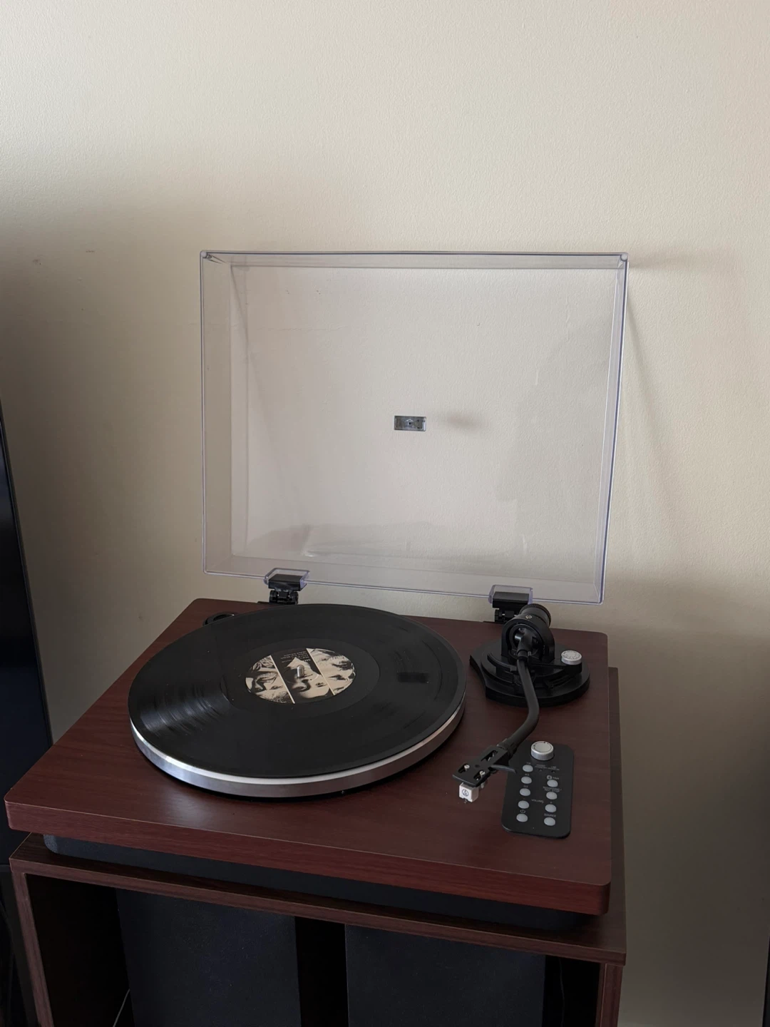 Gramophone and table