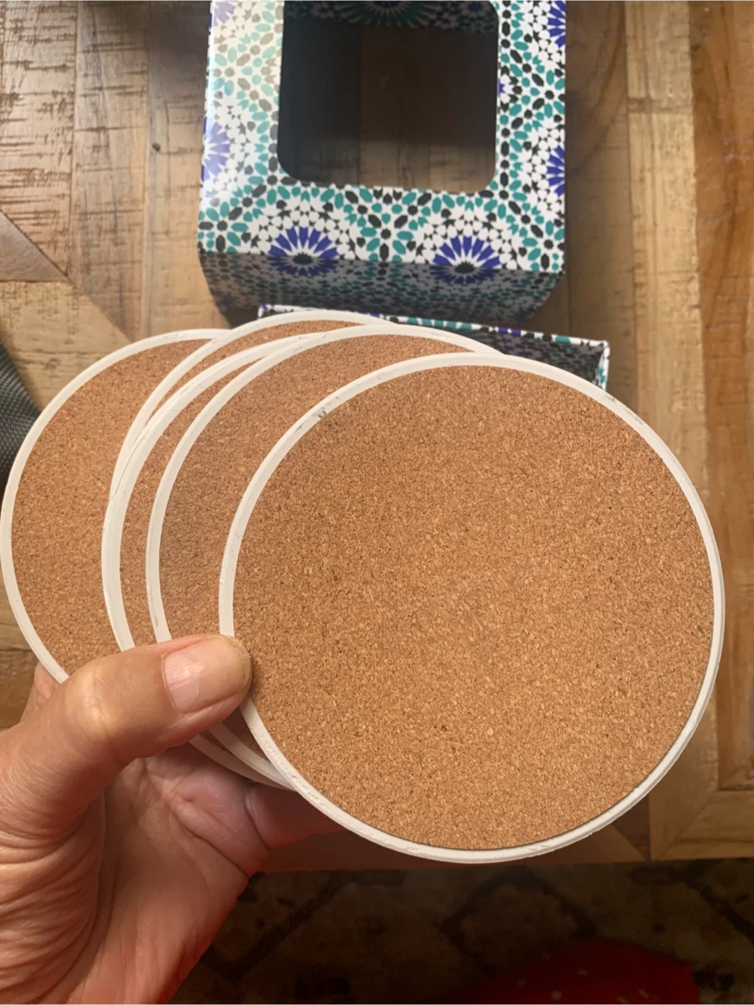 Set of 6 new Ceramics Coasters - photo 3