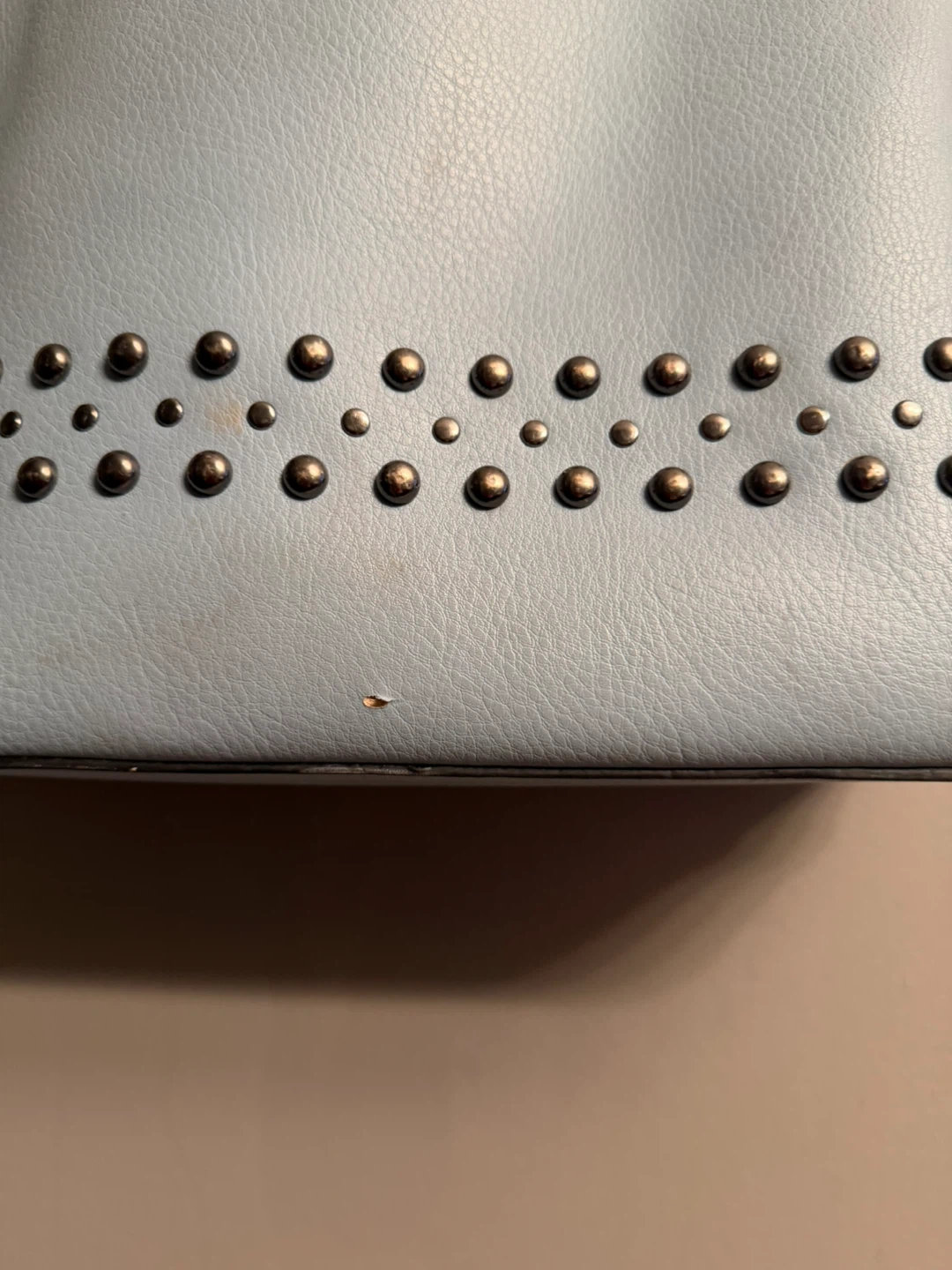 Light Blue Studded Purse - photo 2