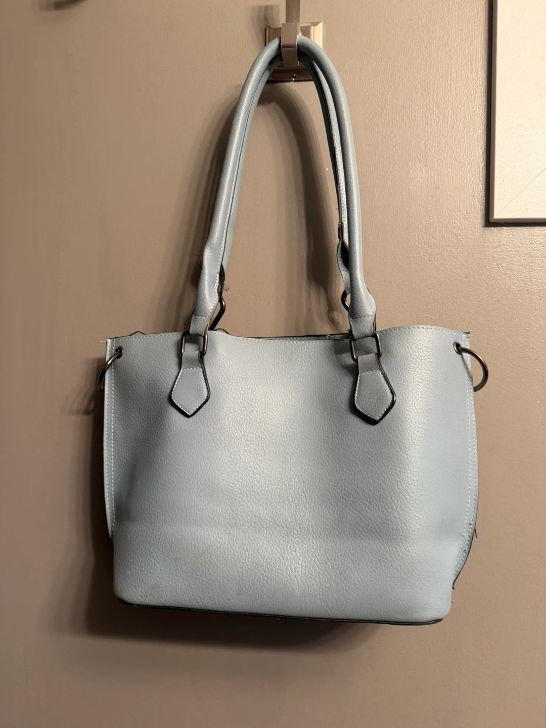 Light Blue Studded Purse - photo 3