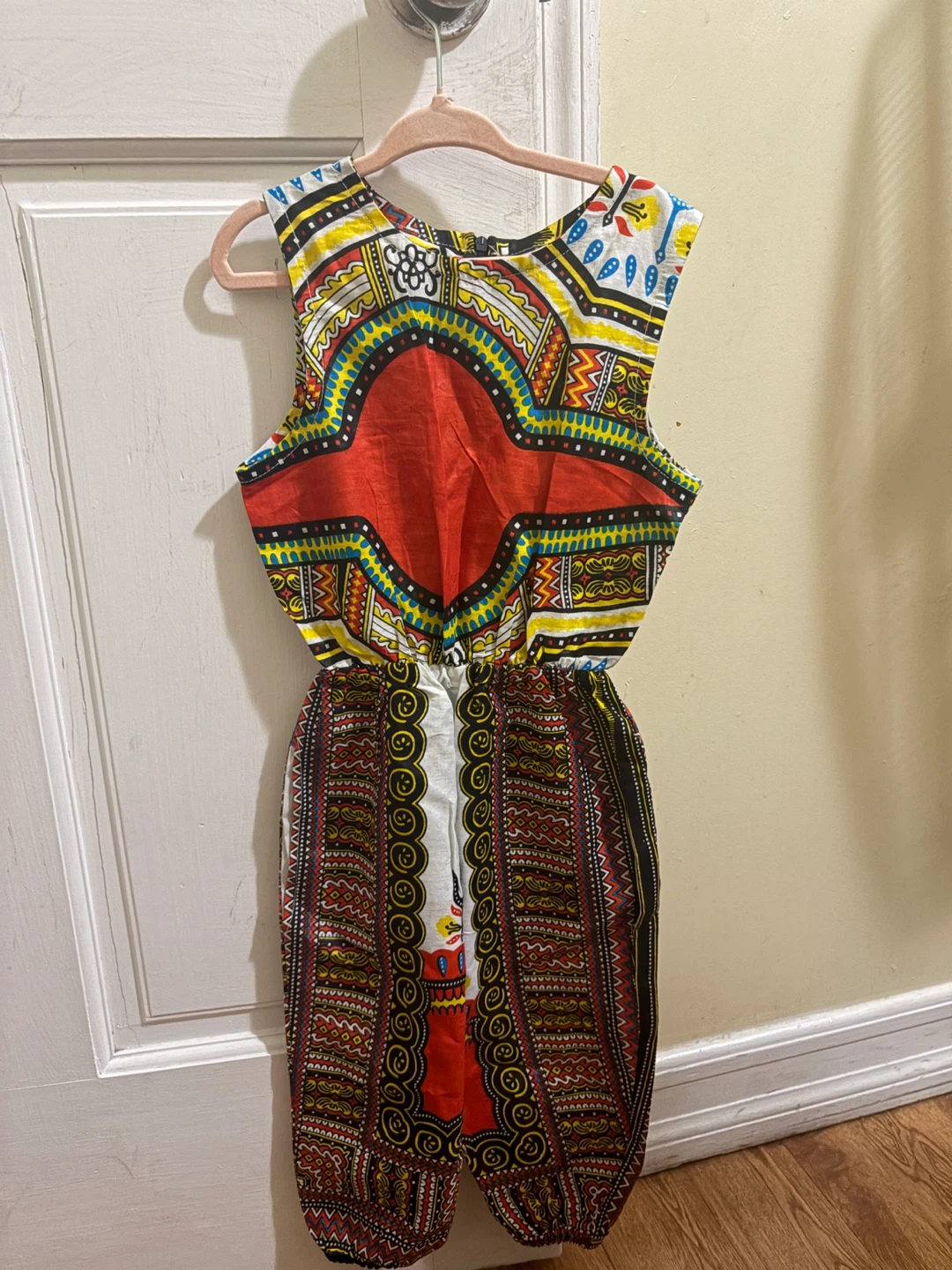 Karan Dashiki Print Jumpsuit Size 2 - photo 2