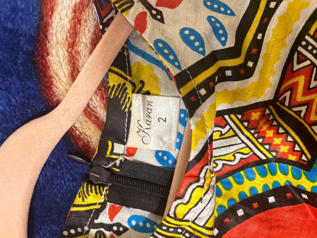 Karan Dashiki Print Jumpsuit Size 2 - photo 3