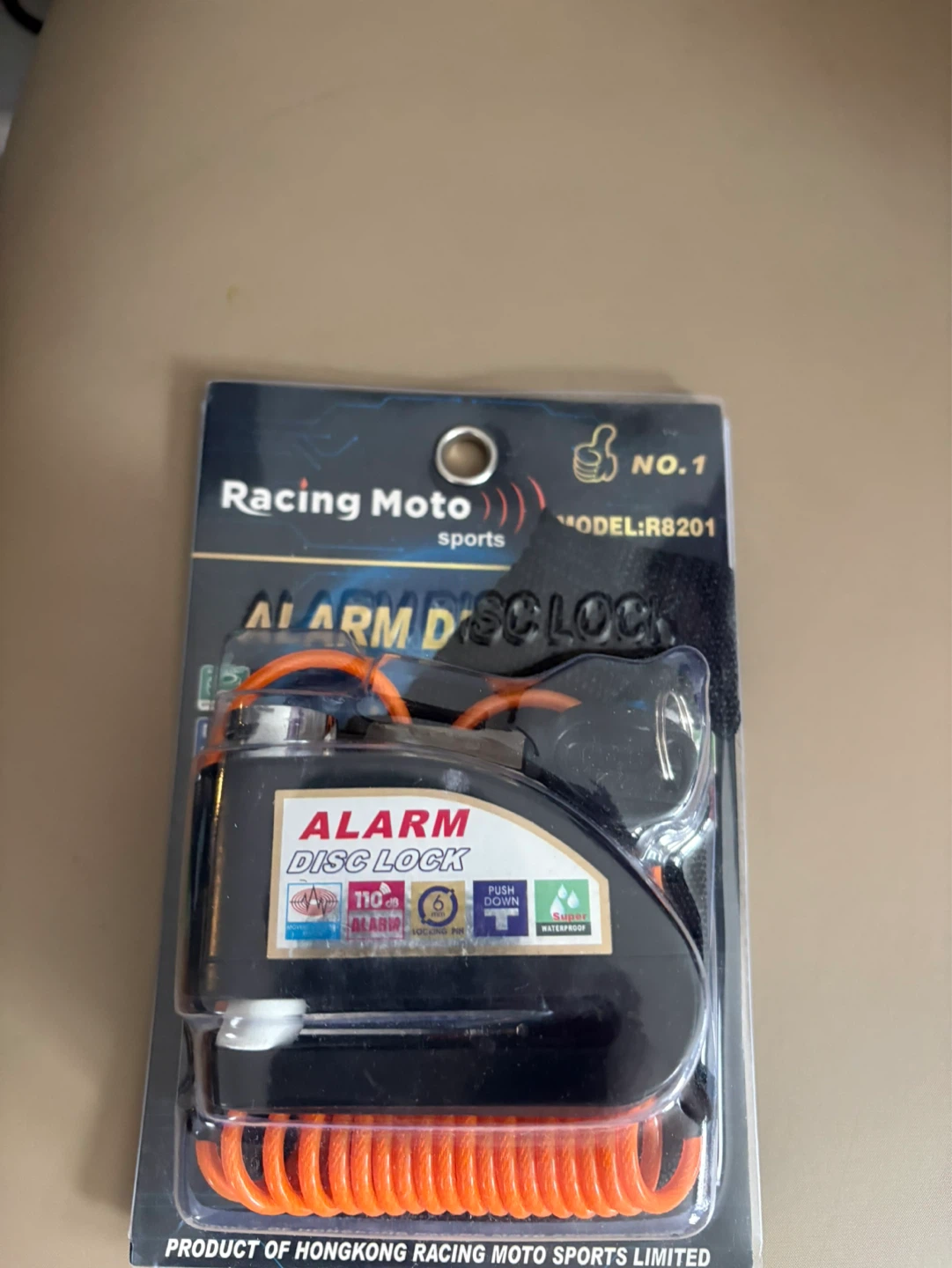 Racing Moto Alarm Disc Lock R8201 - photo 2