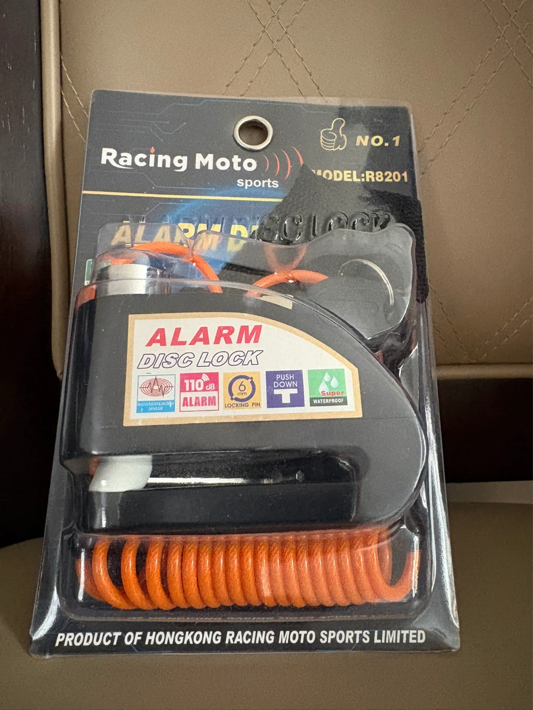 Racing Moto Alarm Disc Lock R8201 - photo 3
