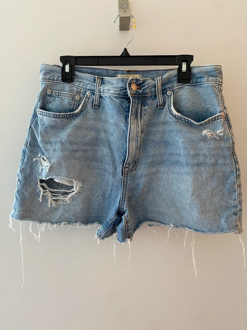 Madewell Ripped Jean Shorts