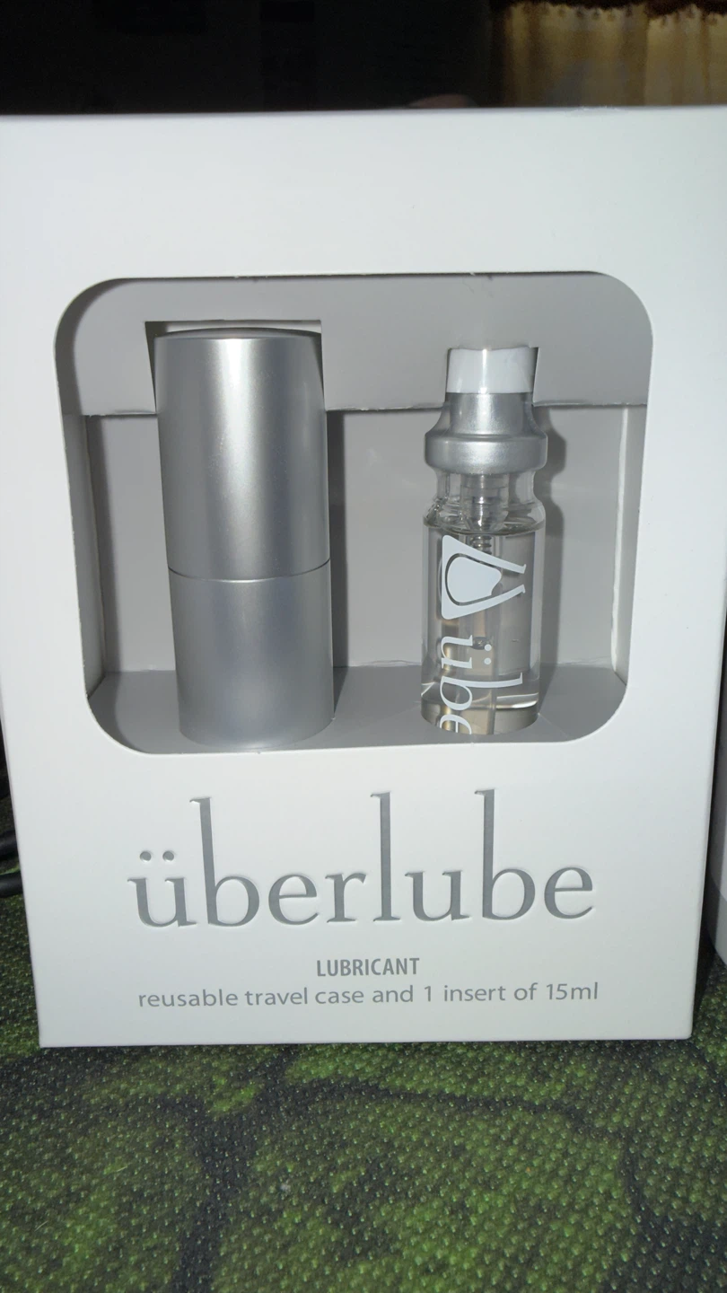 Überlube Lubricant with Reusable Travel Case and 15ml Insert