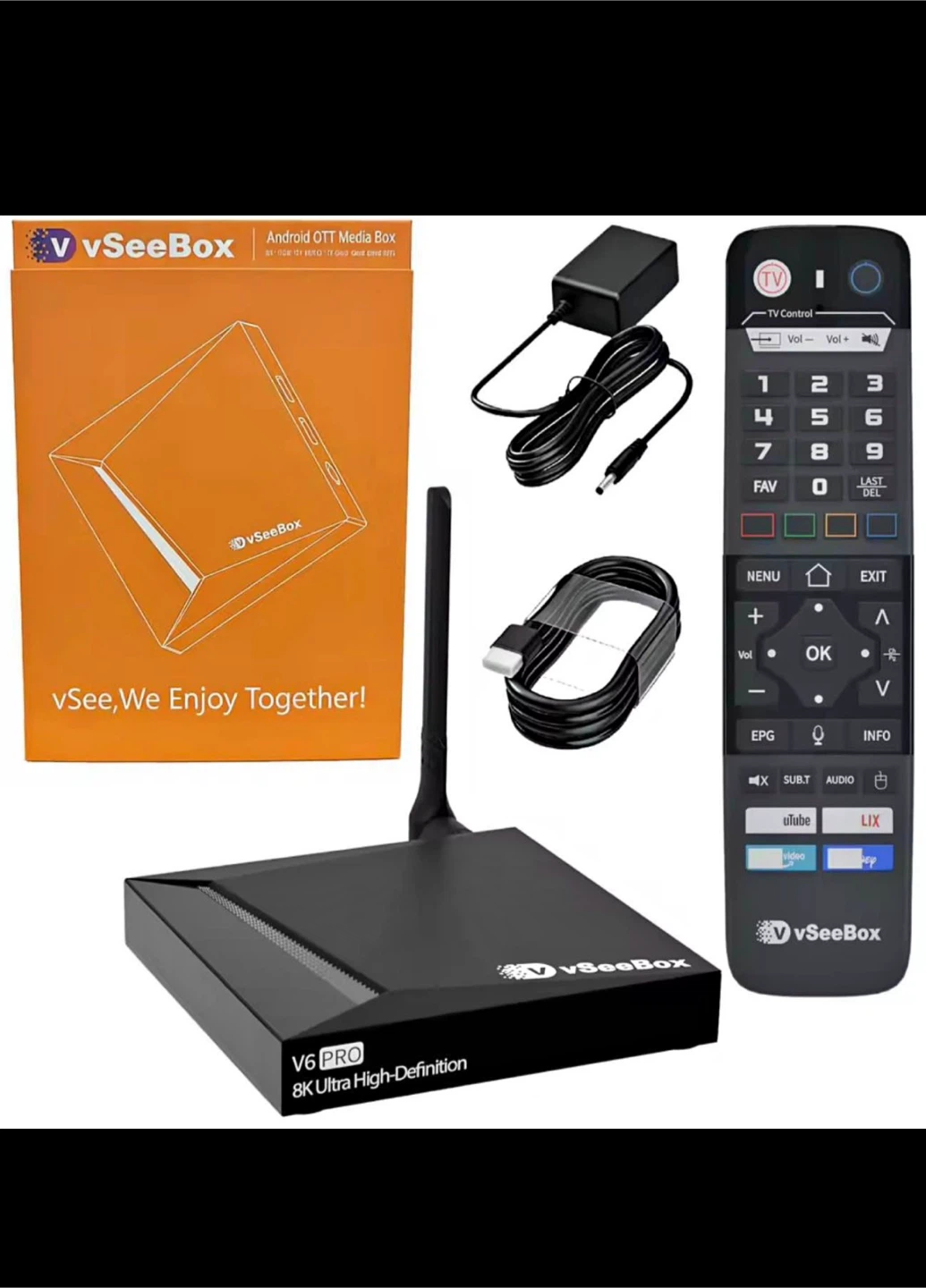 vSeeBox V6 PRO 8K Ultra High-Definition Android OTT Media Box