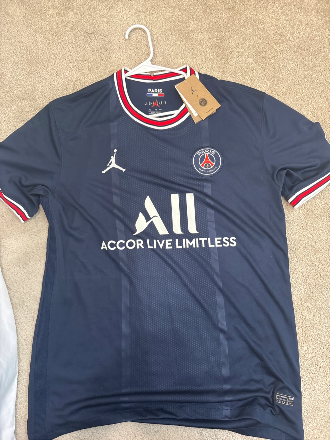 Paris Saint-Germain Jordan Jersey XL