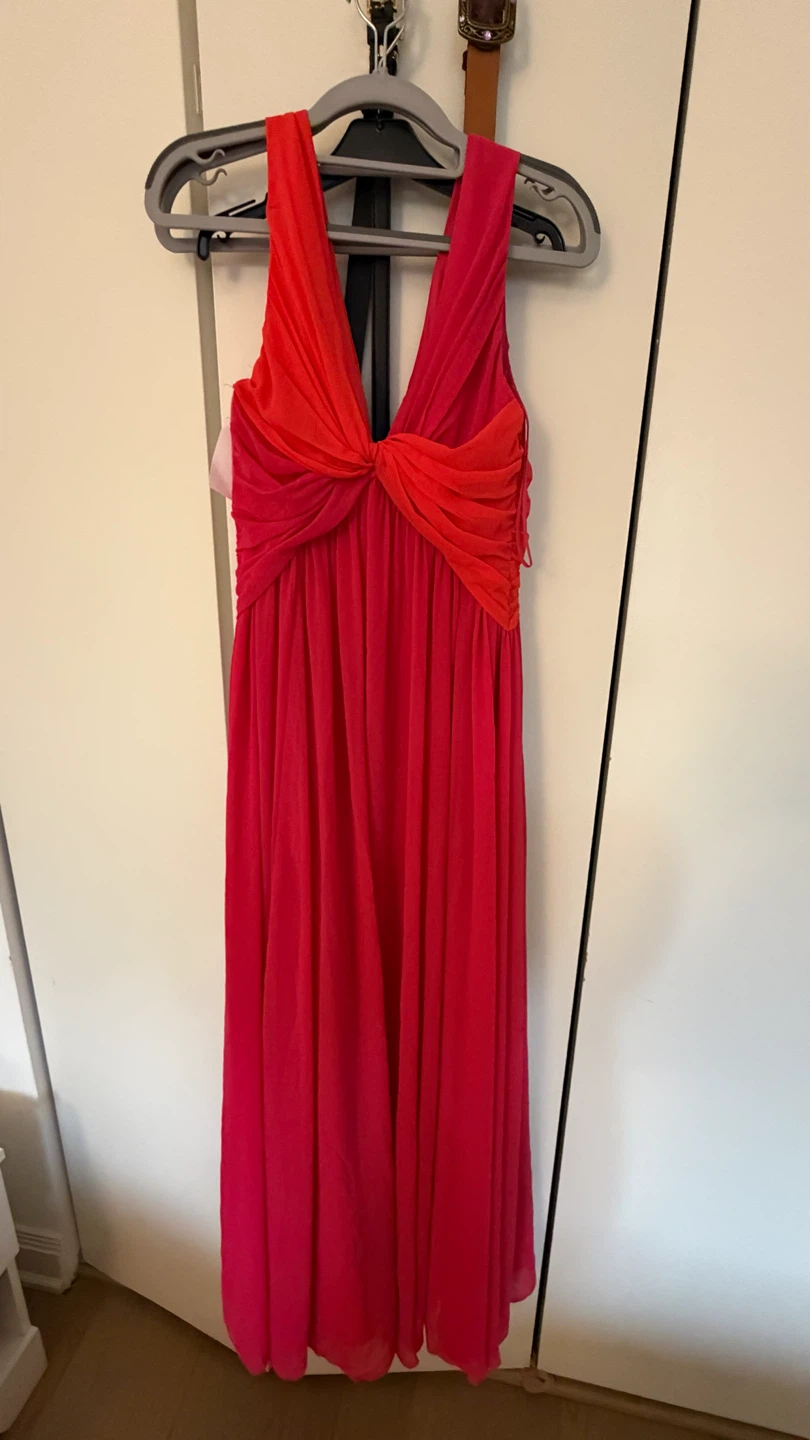 Badgley Mischka Pink Ombre Gown Size 4 - photo 3