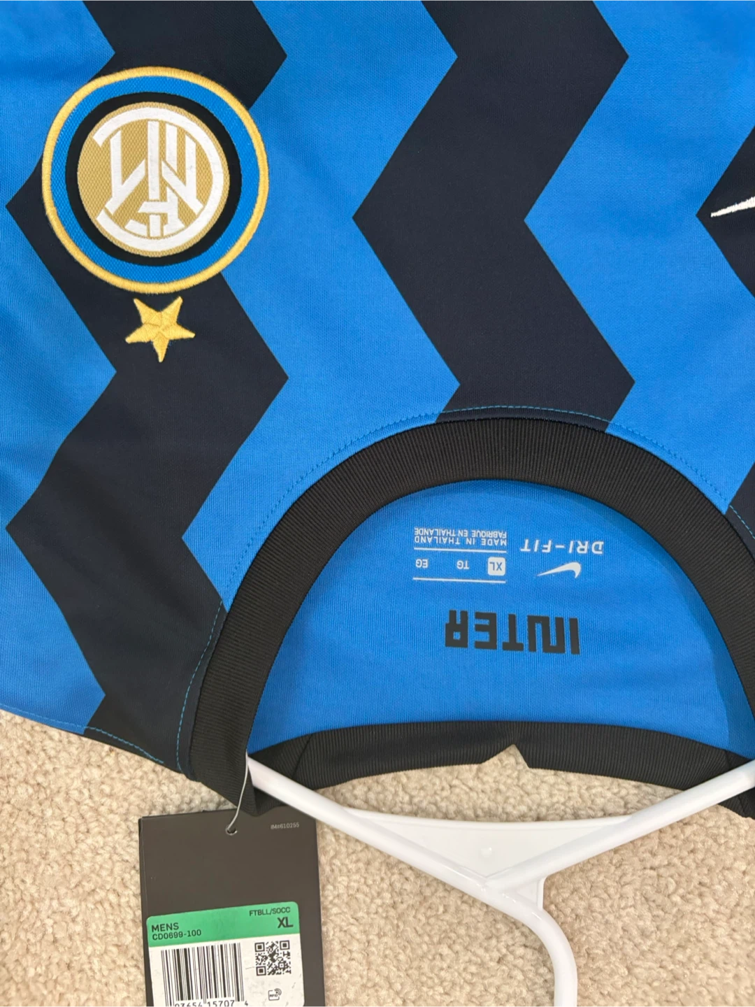 Inter Milan Nike Dri-FIT Soccer Jersey XL - photo 2