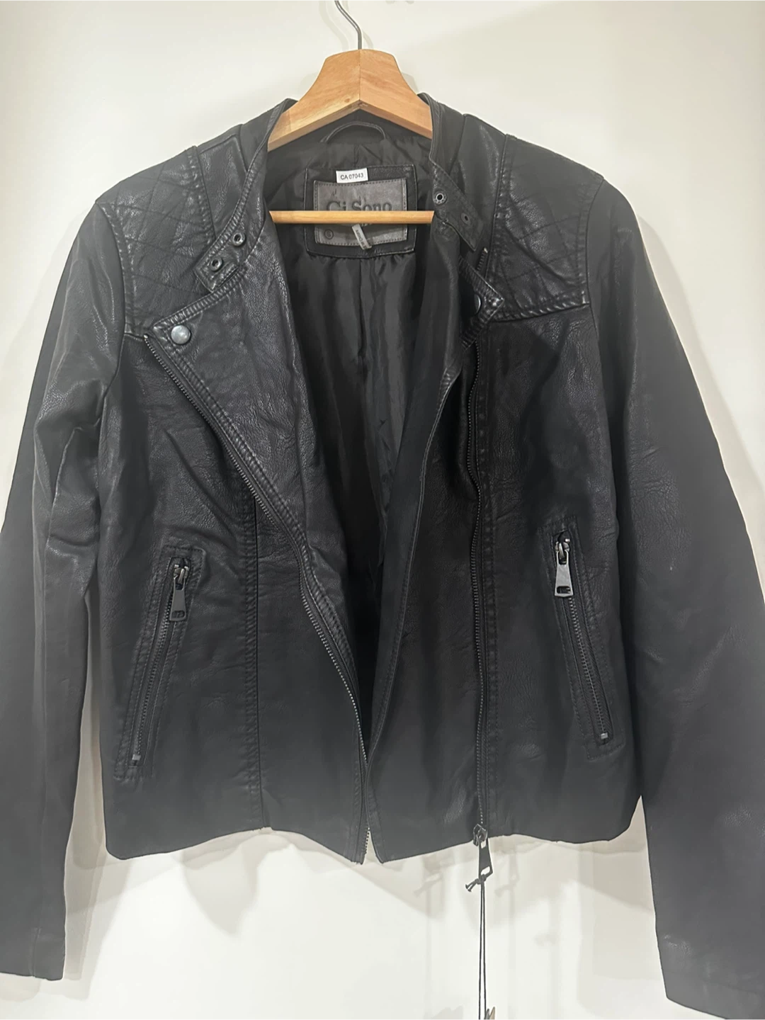 Ci Sono by Cavalini Vegan Leather Jacket - photo 2
