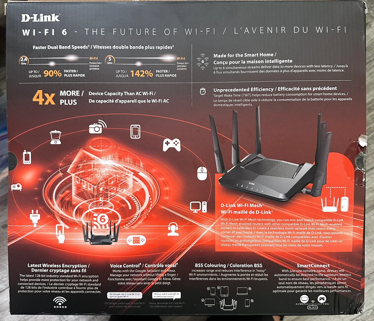 D-Link AX4800 Mesh Wi-Fi 6 Router - photo 2