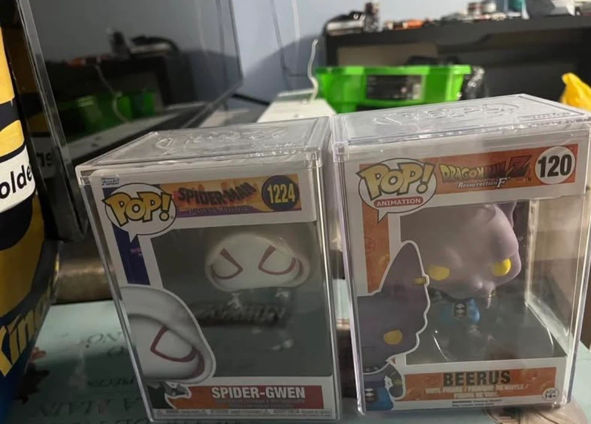 Funko Pop! Spider-Gwen #1224 & Beerus #120 Figures
