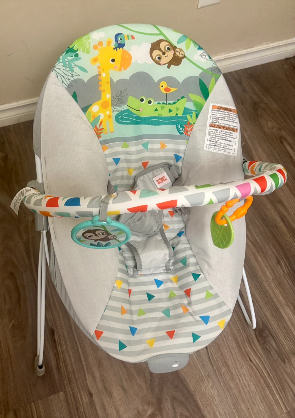 Bright Stars - Safari Fun Vibrating Bouncer