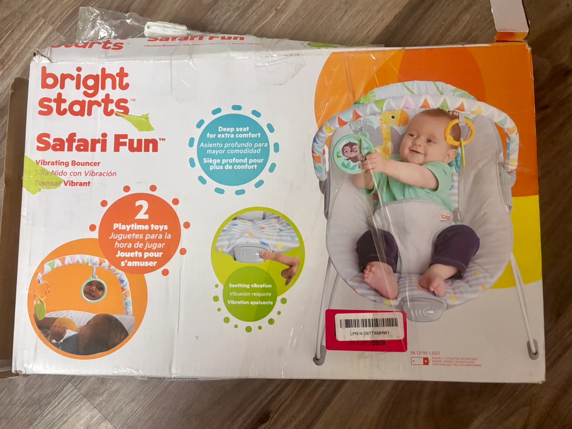 Bright Stars - Safari Fun Vibrating Bouncer - photo 2