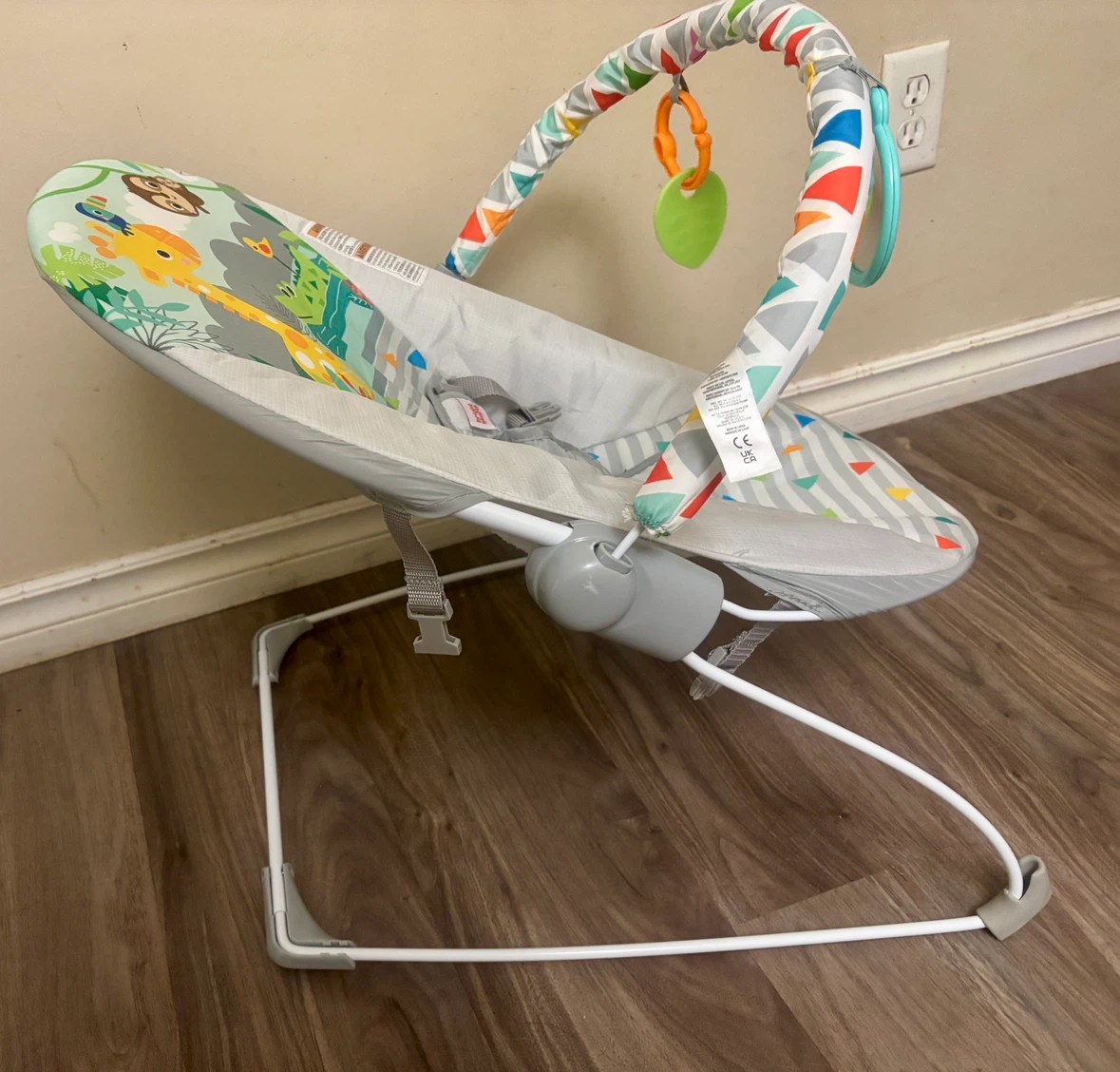 Bright Stars - Safari Fun Vibrating Bouncer - photo 3