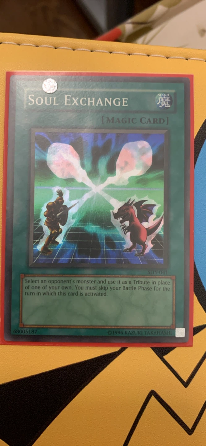 Yugioh Soul Exchange Magic Card