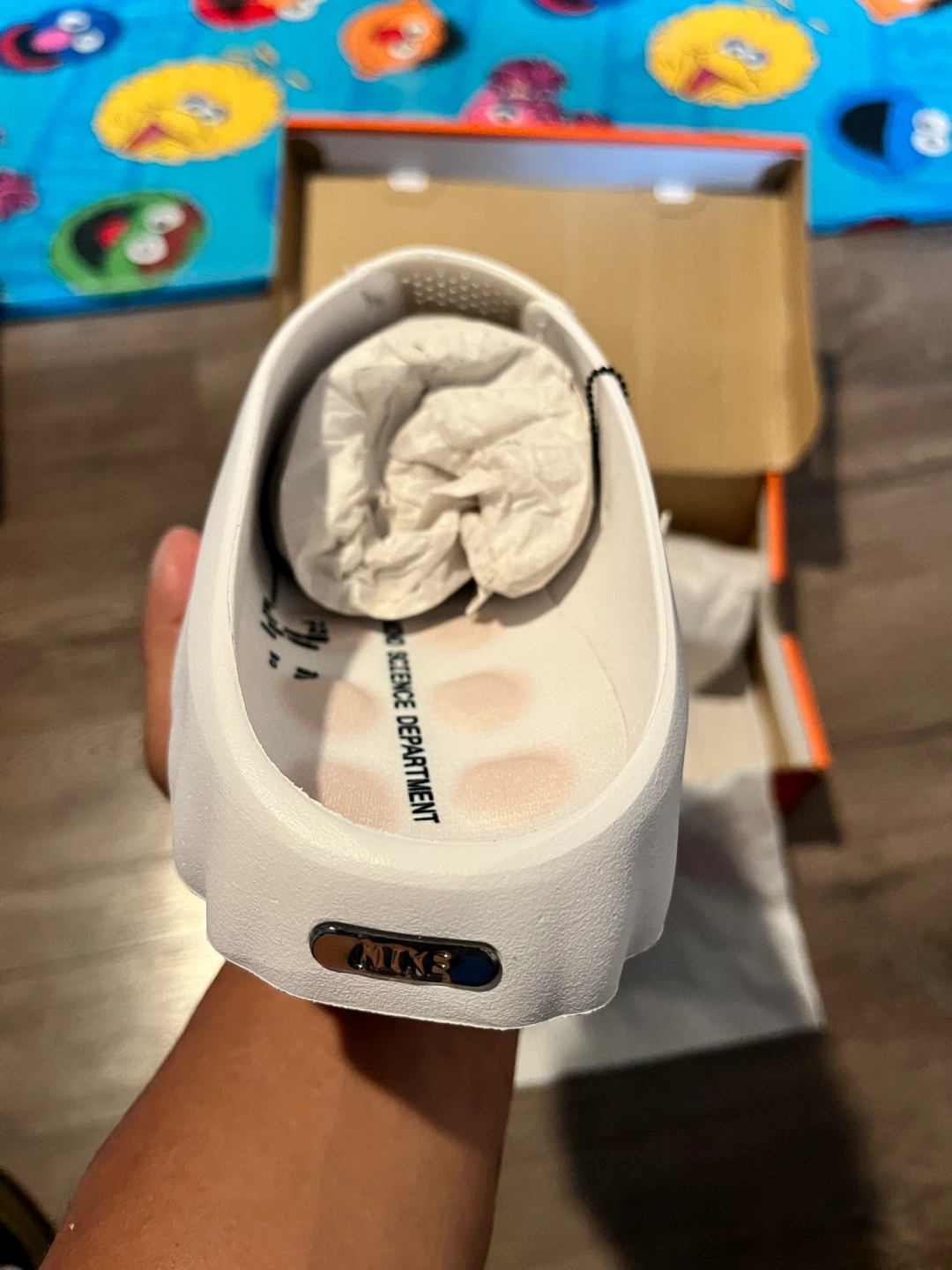 Nike Mind 001 Women’s White / Metallic Silver Slide - photo 4