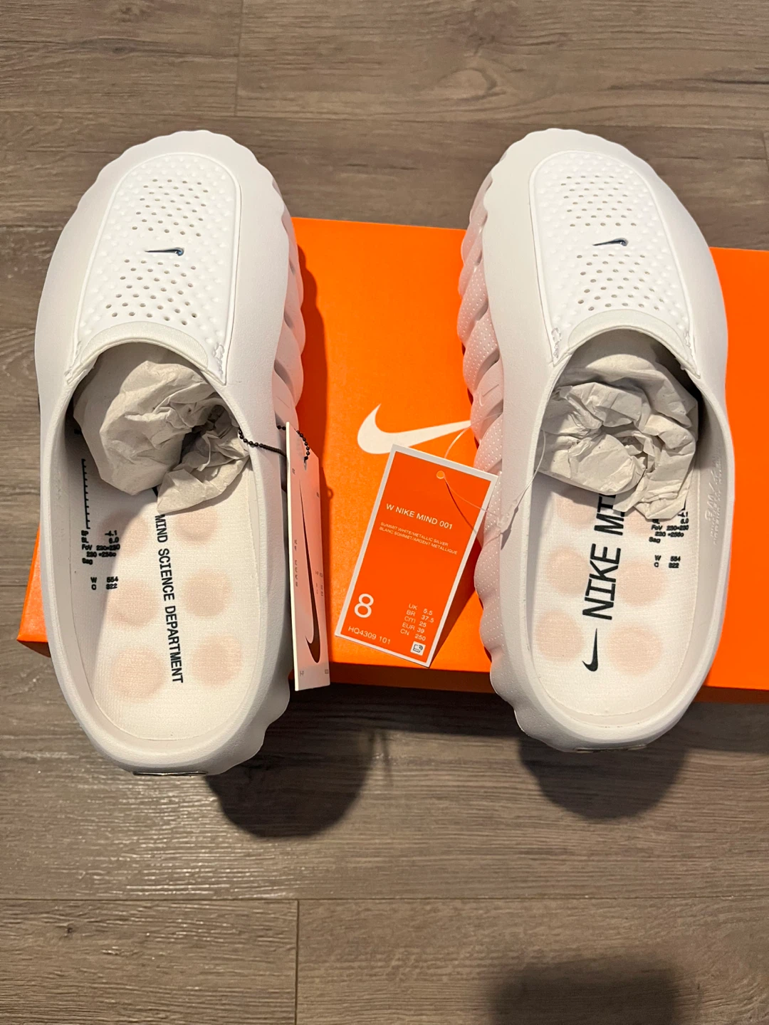 Nike Wmns Mind 001 White Slip-On Shoes - photo 4
