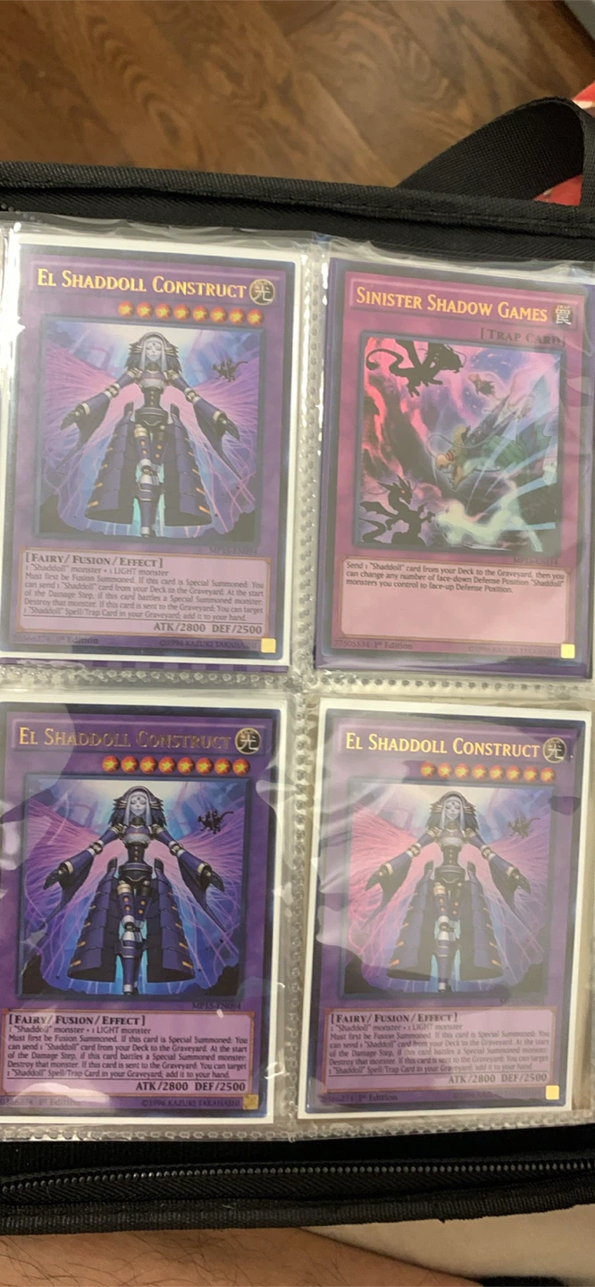 Yugioh El Shaddoll Fusion & Construct Cards