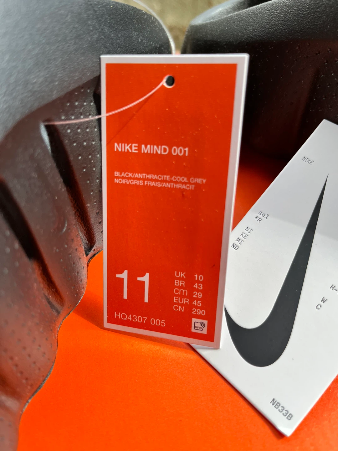 Nike Mind 001 Mules Black Size 11 - photo 2