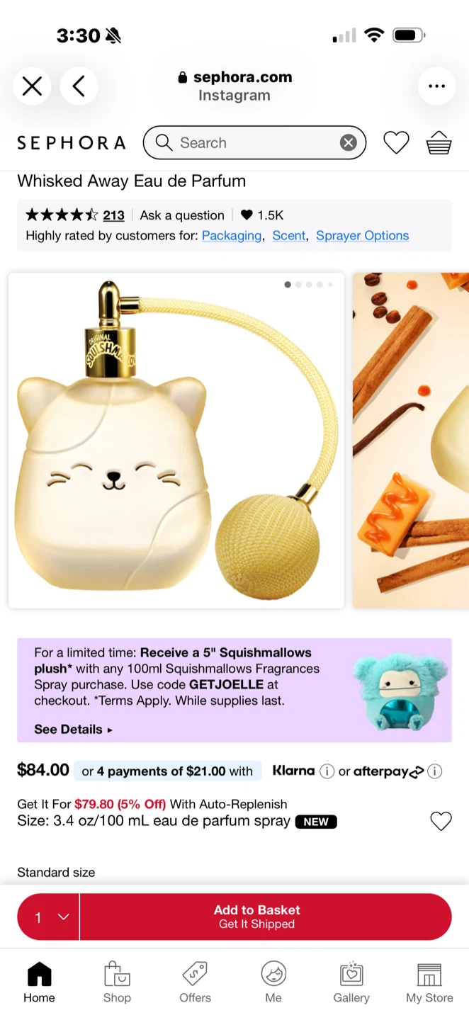 Original Squishmallows Perfume 100 mL