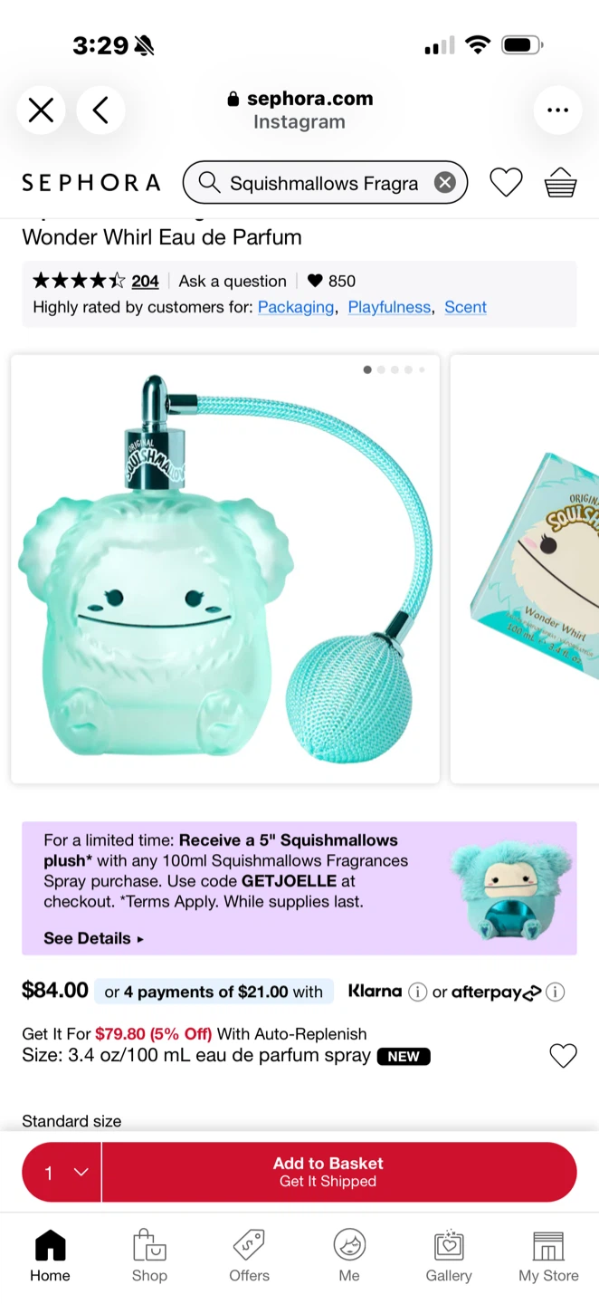 Original Squishmallows Perfume 100 mL - photo 3