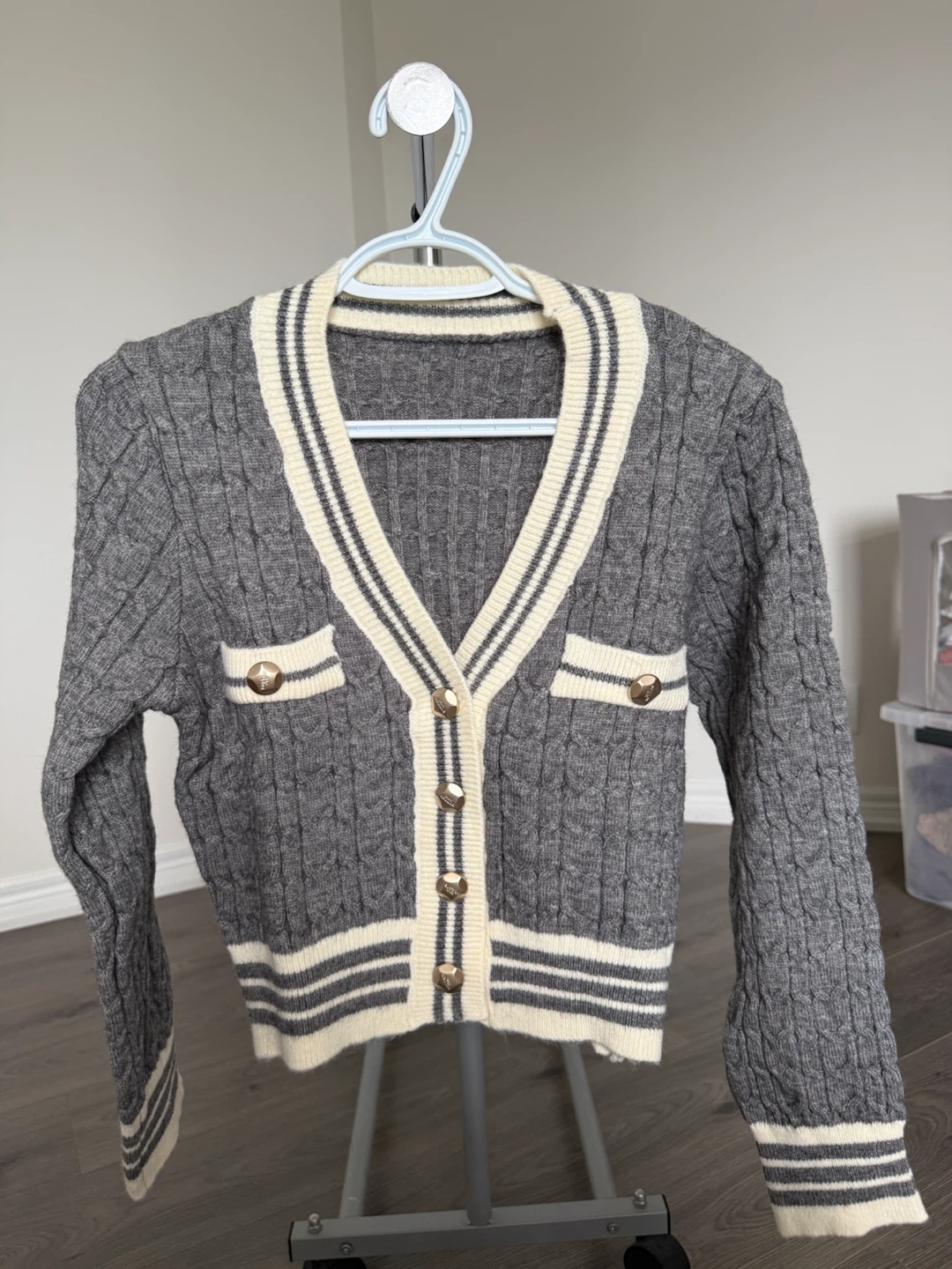 Korea cardigan grey - photo 2