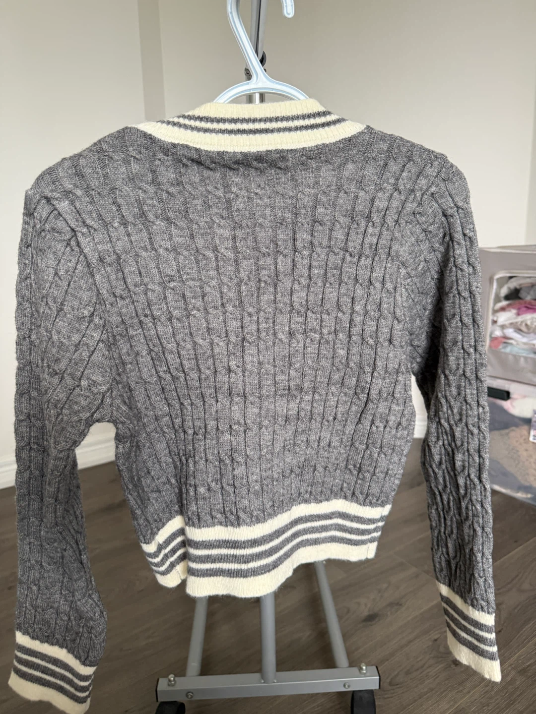 Korea cardigan grey - photo 3