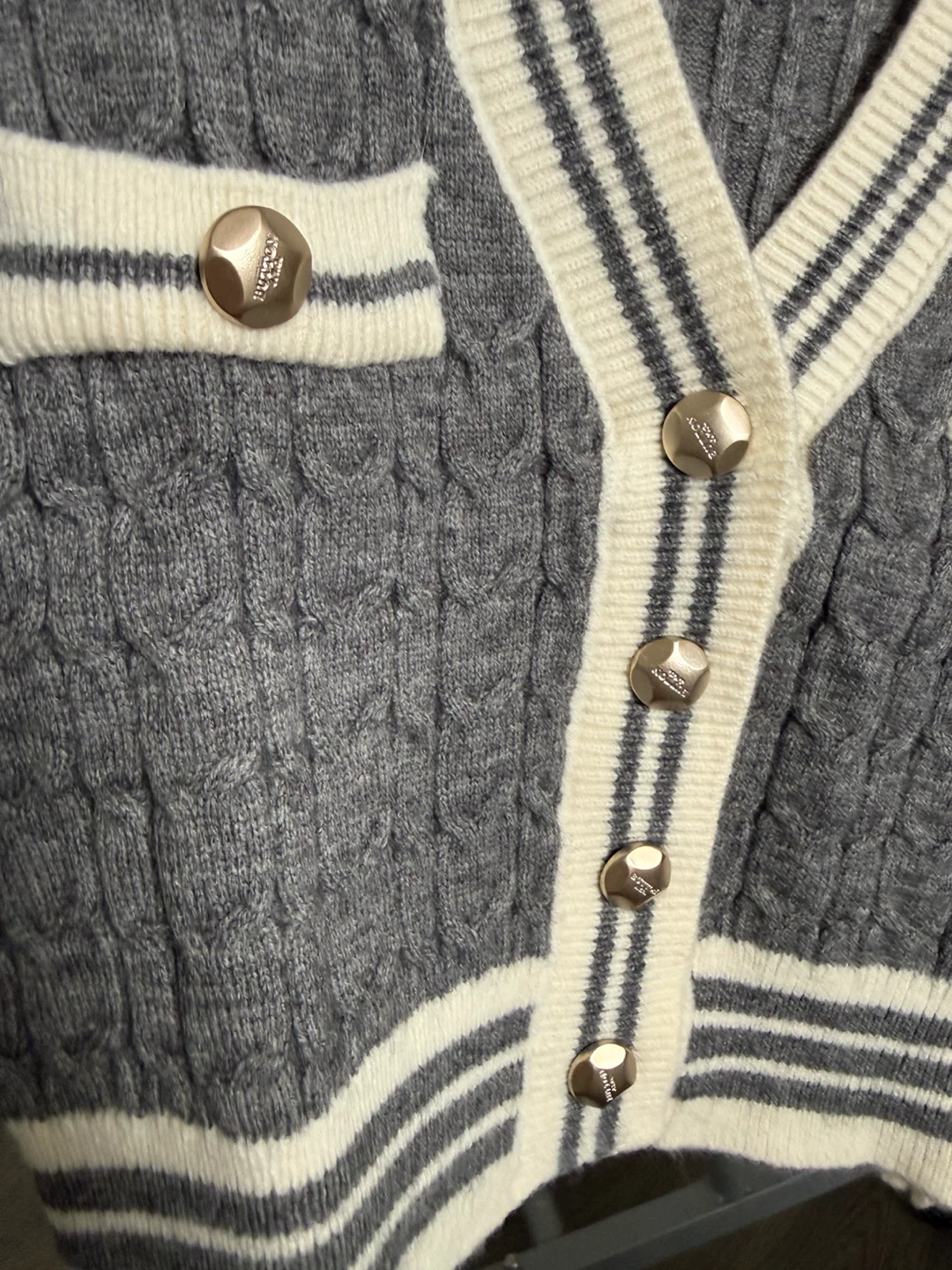 Korea cardigan grey - photo 4