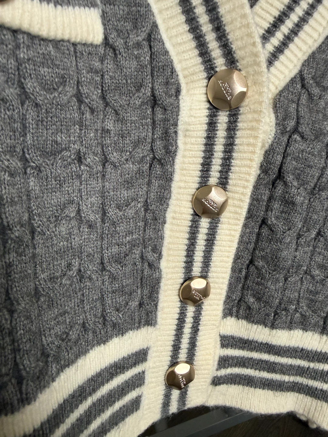 Korea cardigan grey - photo 5
