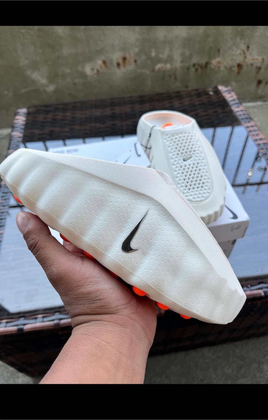 Nike Mind 001 White Slip-On Shoes - photo 2