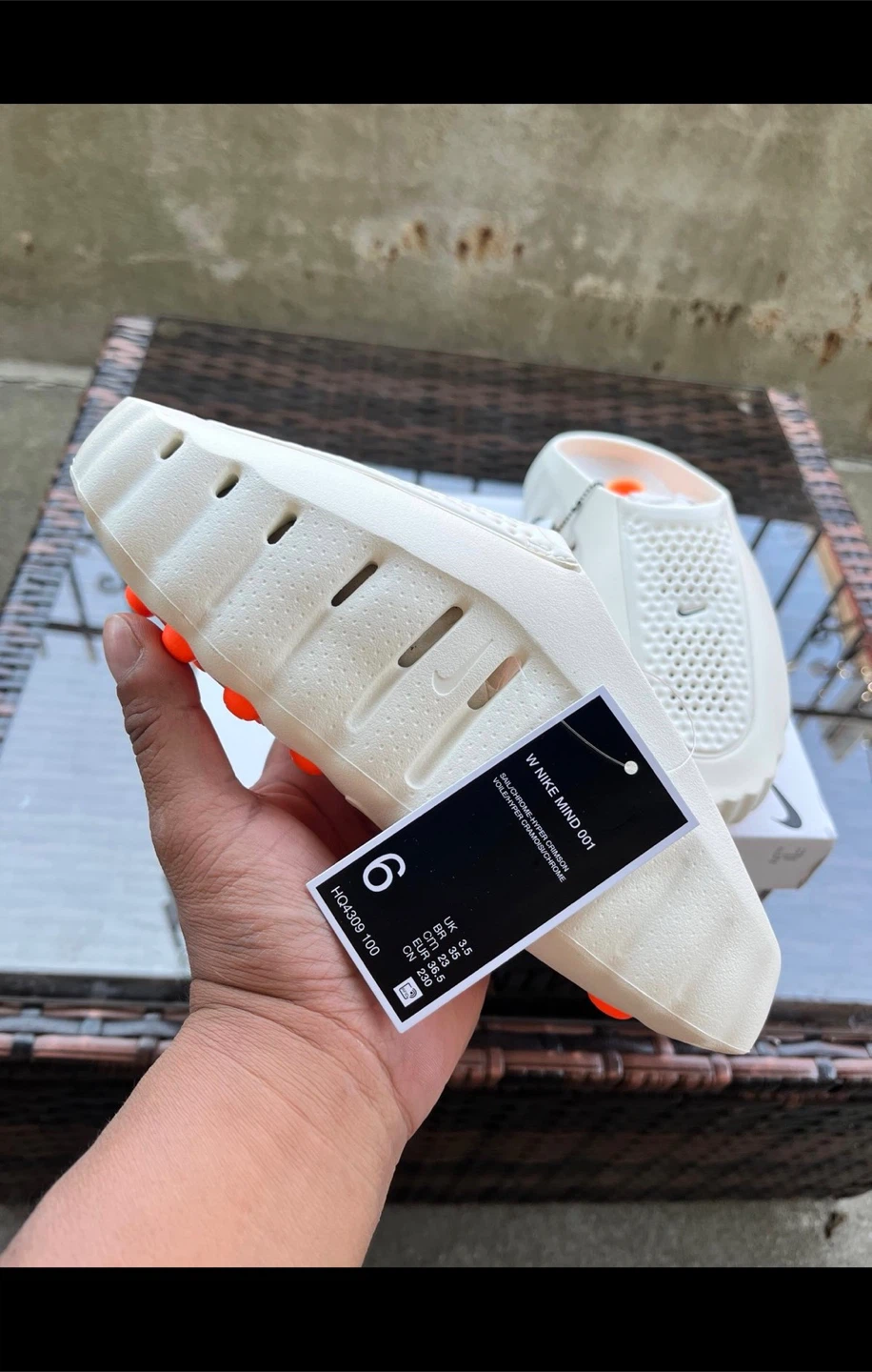 Nike Mind 001 White Slip-On Shoes - photo 4