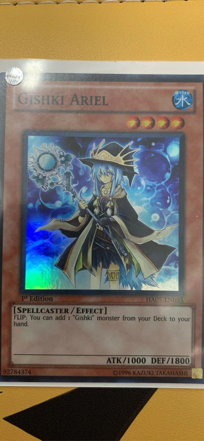 Yu-Gi-Oh! Gishki Ariel Card